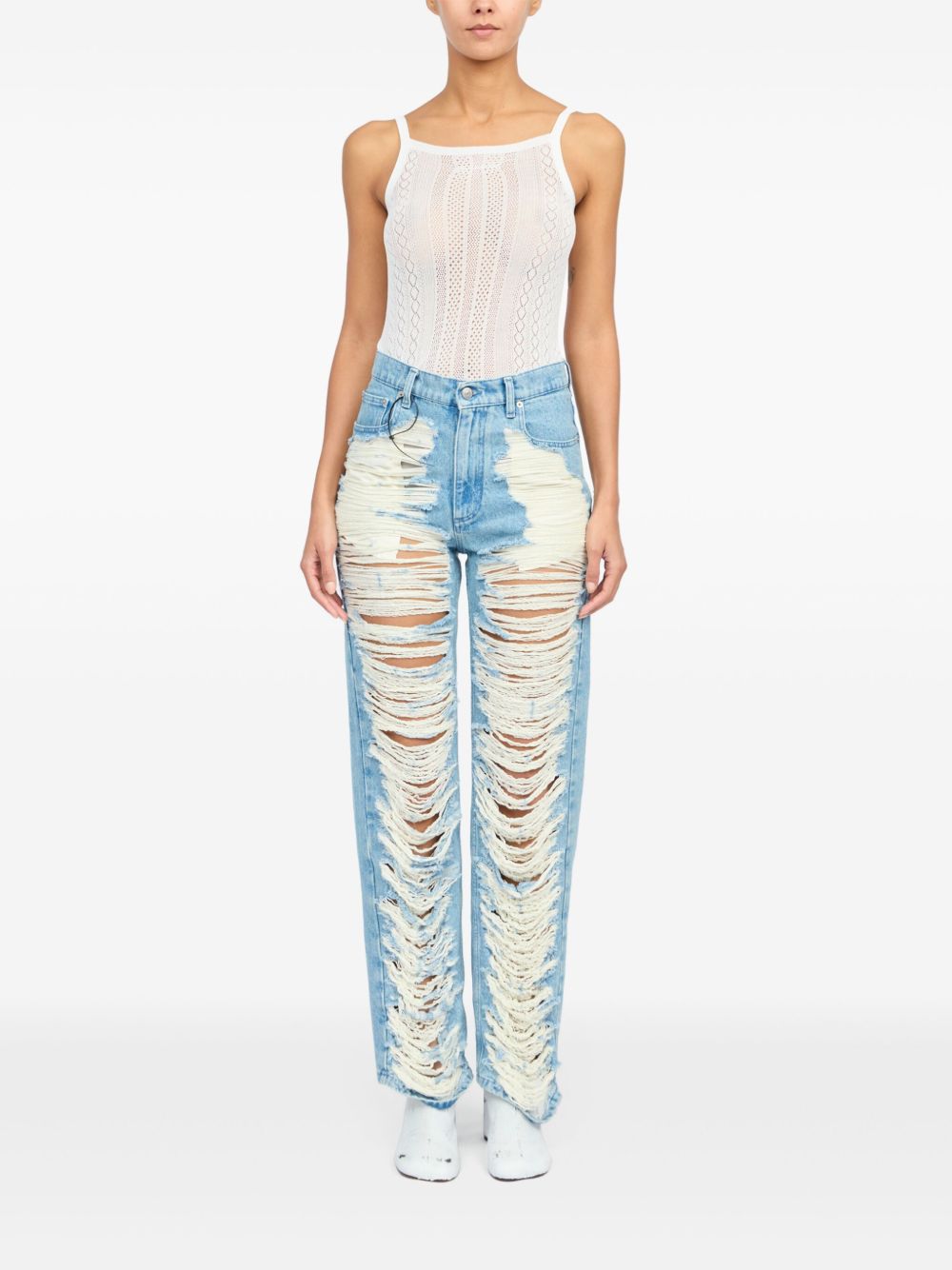 MM6 Maison Margiela Jeans Clear Blue