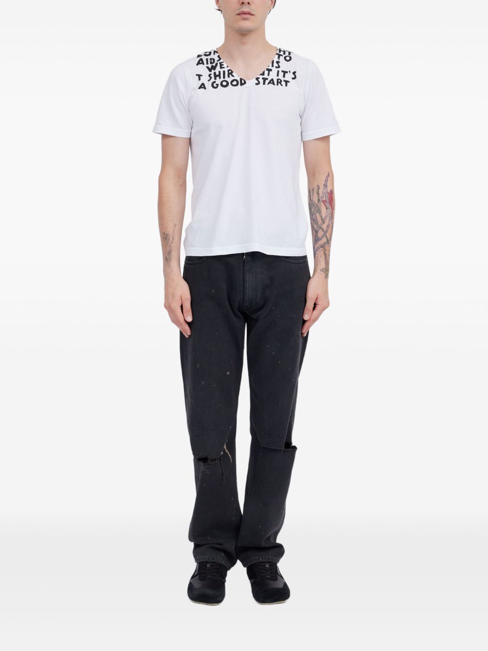 MM6 Maison Margiela T-shirts and Polos White