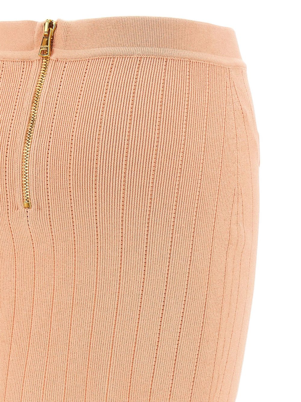 Balmain knitted mini skirt