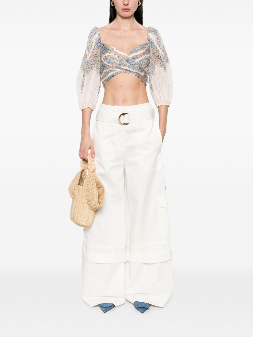 Zimmermann Zimmerman pleated design top