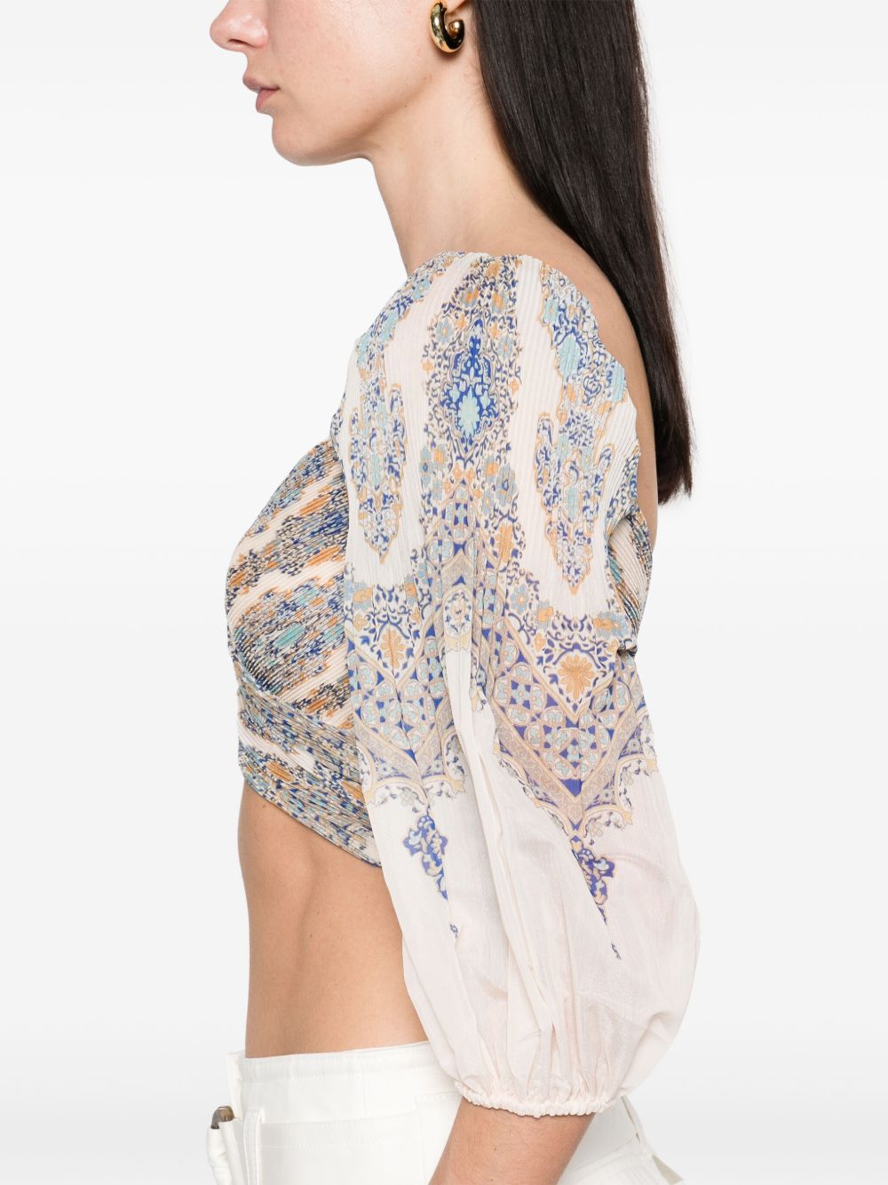 Zimmermann Zimmerman pleated design top