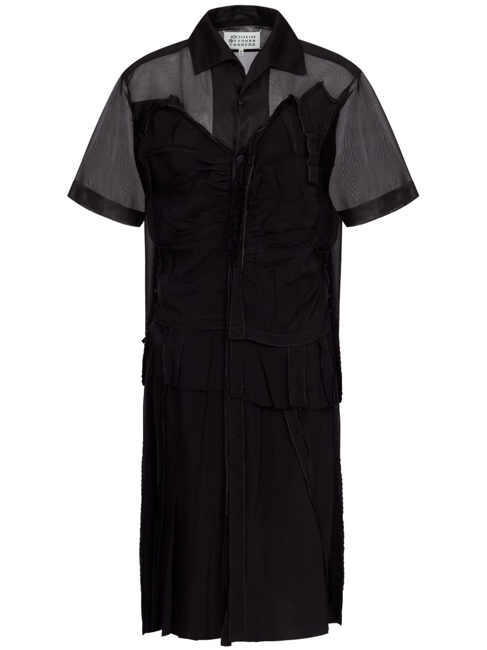Maison Margiela Midi dress with layered design