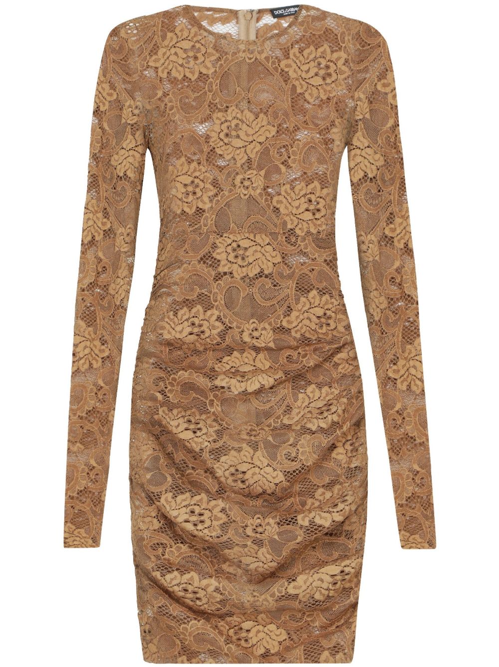 Dolce & Gabbana Short floral lace dress