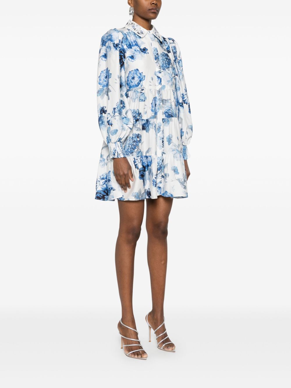 Alice + Olivia Junia printed mini dress