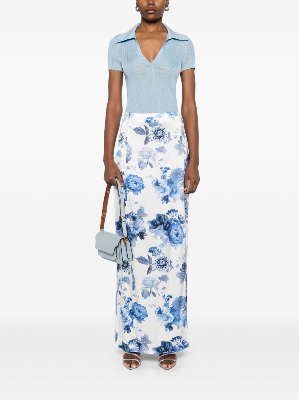Alice + Olivia Stephine printed long skirt