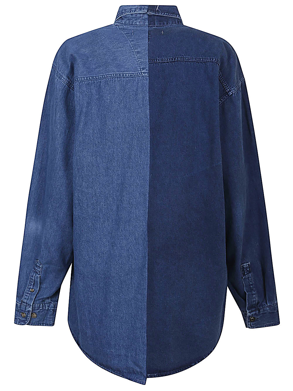 E.L.V. DENIM Shirts Blue