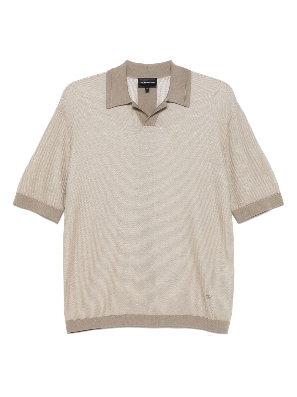Emporio Armani knitted polo shirt