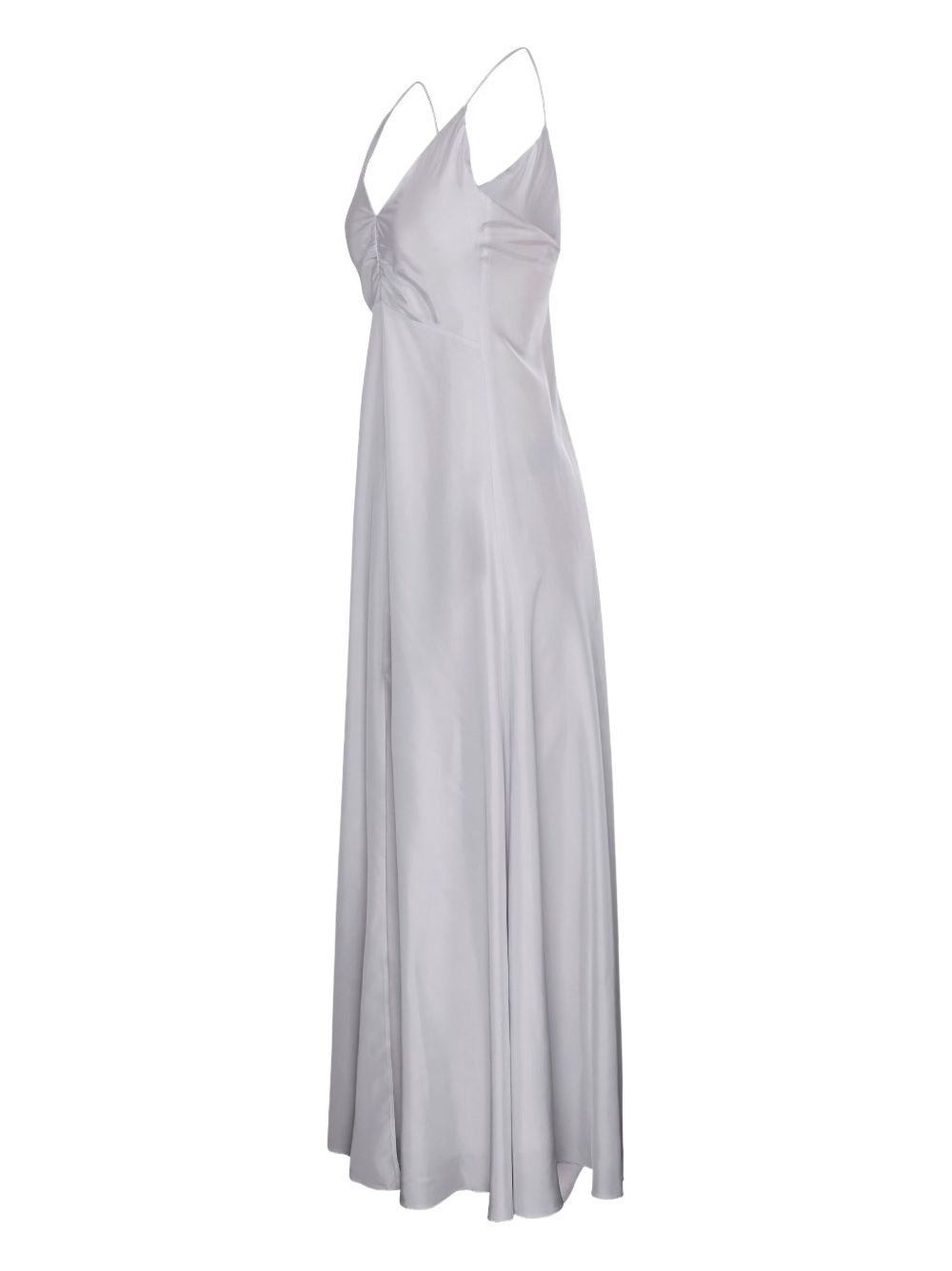 Forte Forte A-line silhouette Long silk slip dress