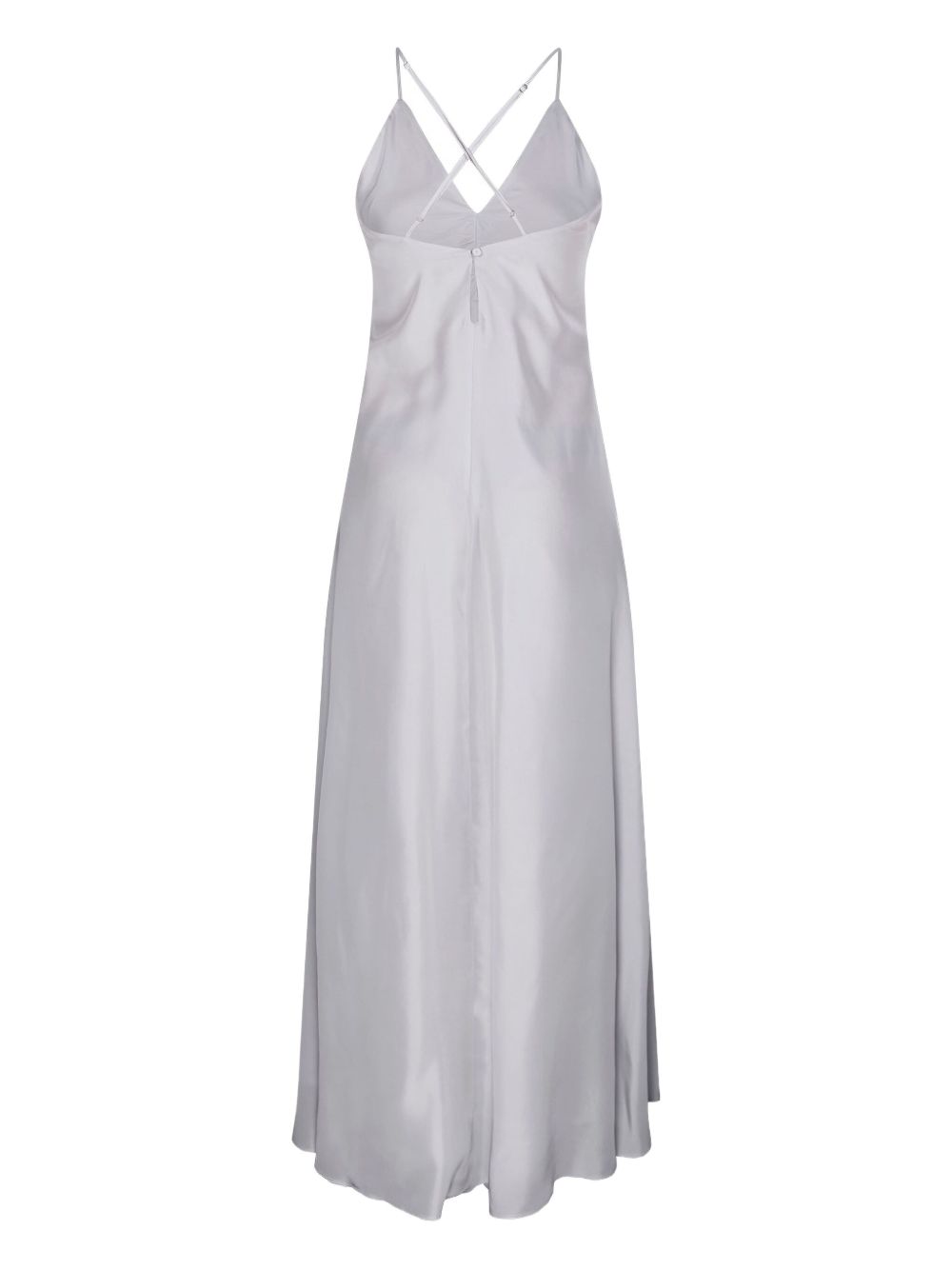 Forte Forte A-line silhouette Long silk slip dress
