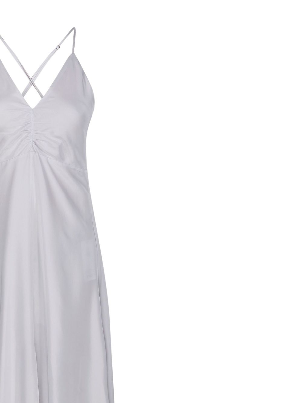Forte Forte A-line silhouette Long silk slip dress