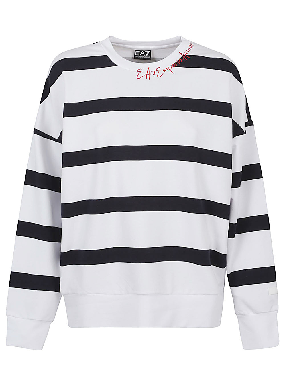 Ea7 Cotton crewneck sweatshirt