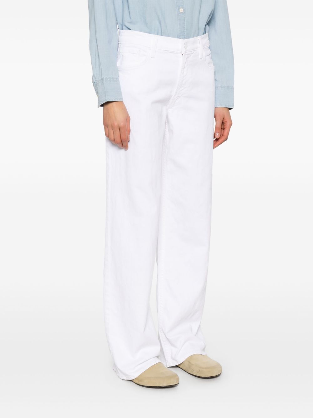 Mother Jeans White