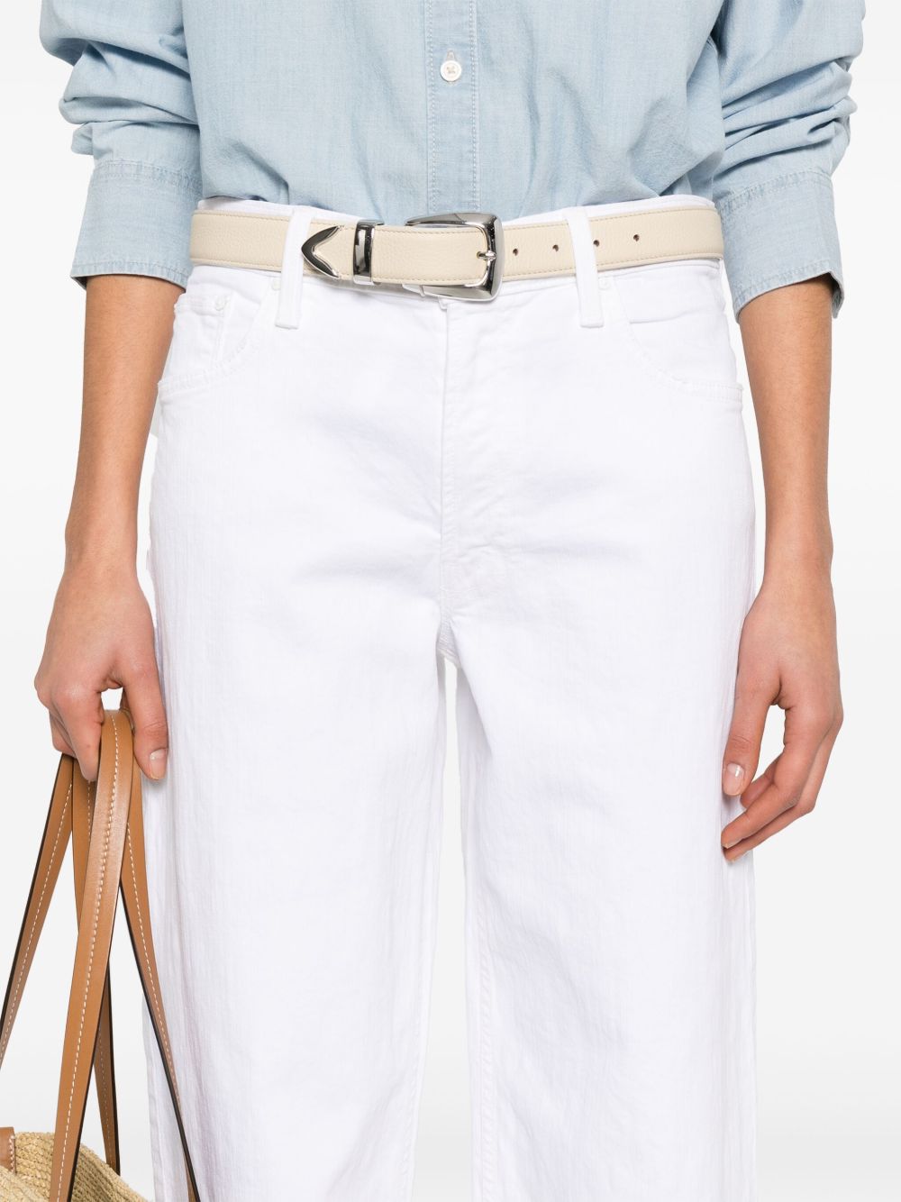 Mother Jeans White