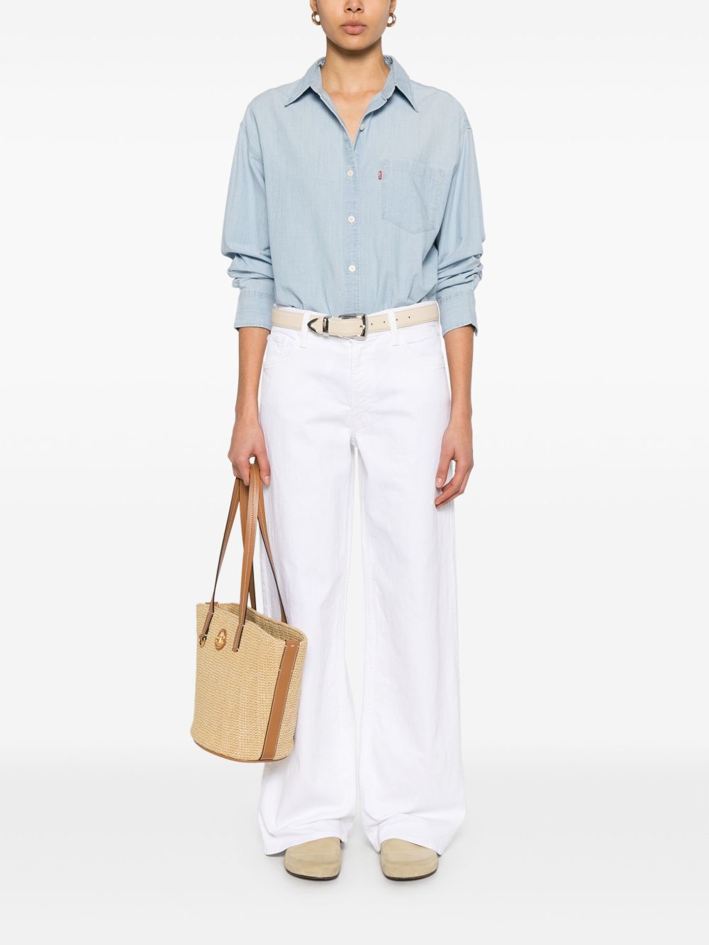 Mother The Spinner zip denim jeans