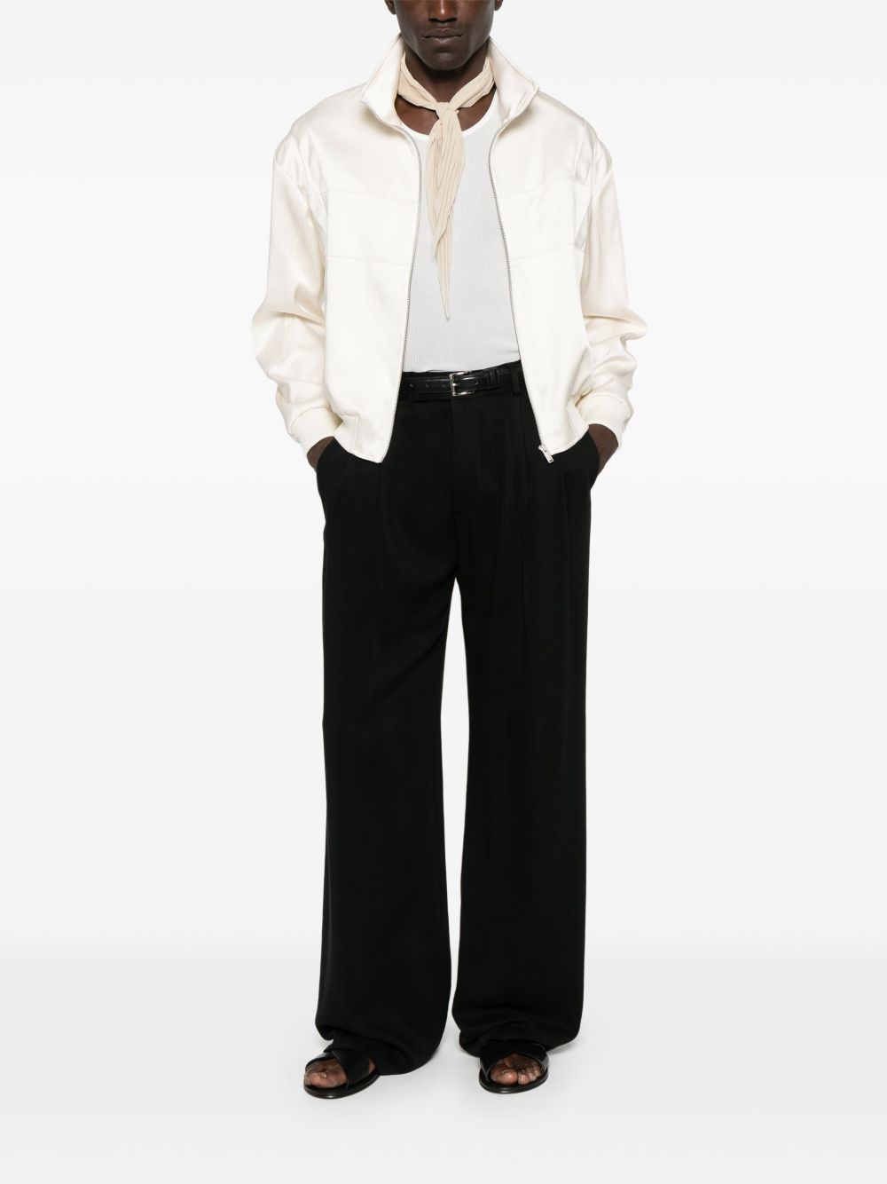 Saint Laurent satin Bomber Jacket