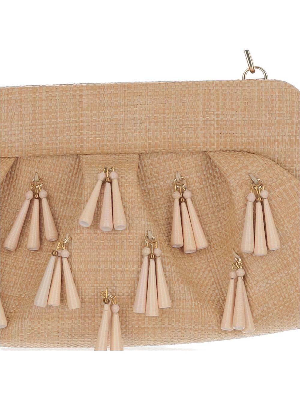 Themoire' Themoirè Emera Fringed Clutch Bag