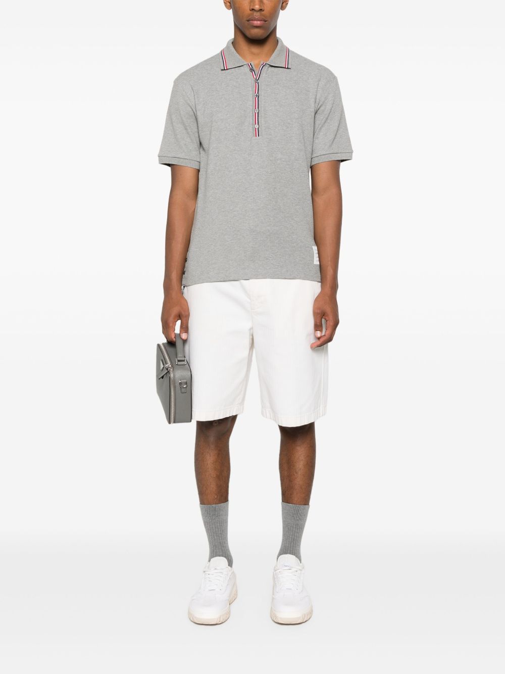 Thom Browne T-shirts and Polos Light Grey