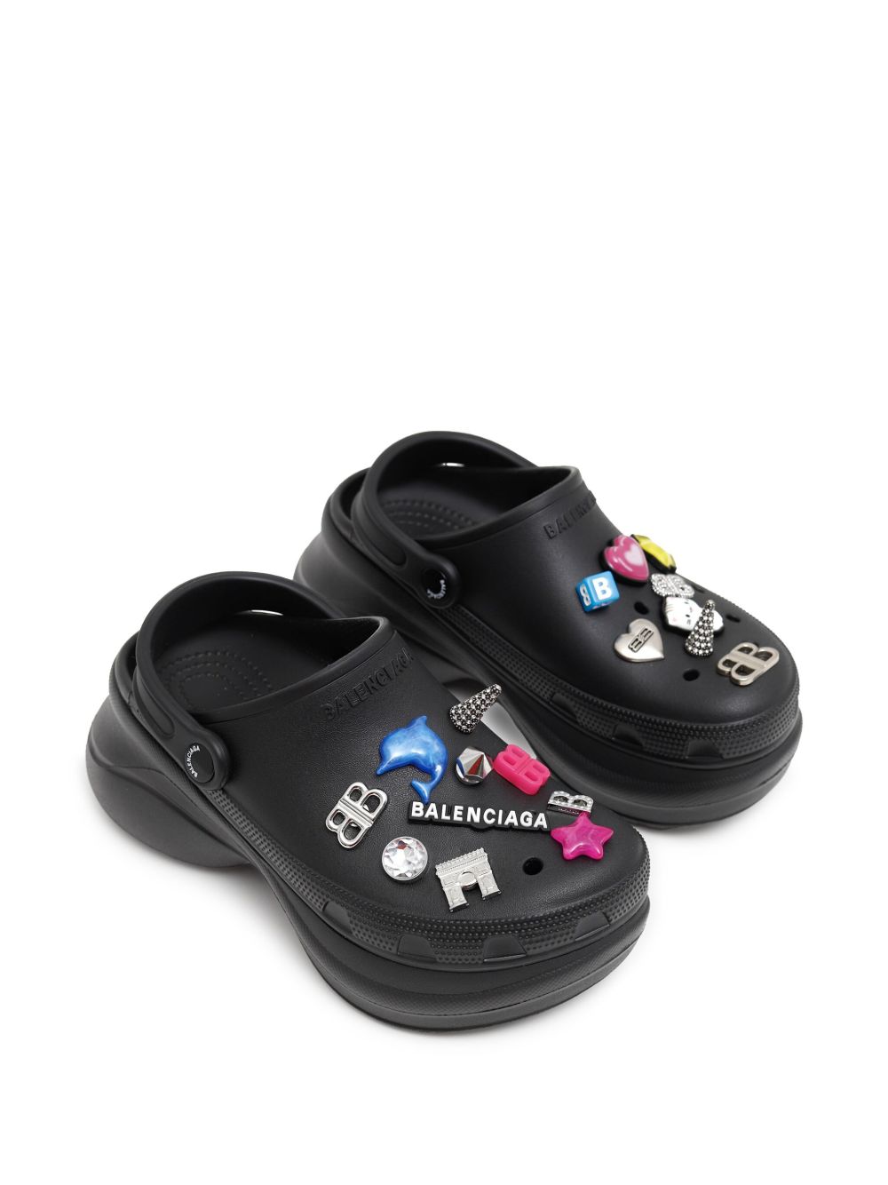 Balenciaga x Crocs Jibbitz mules