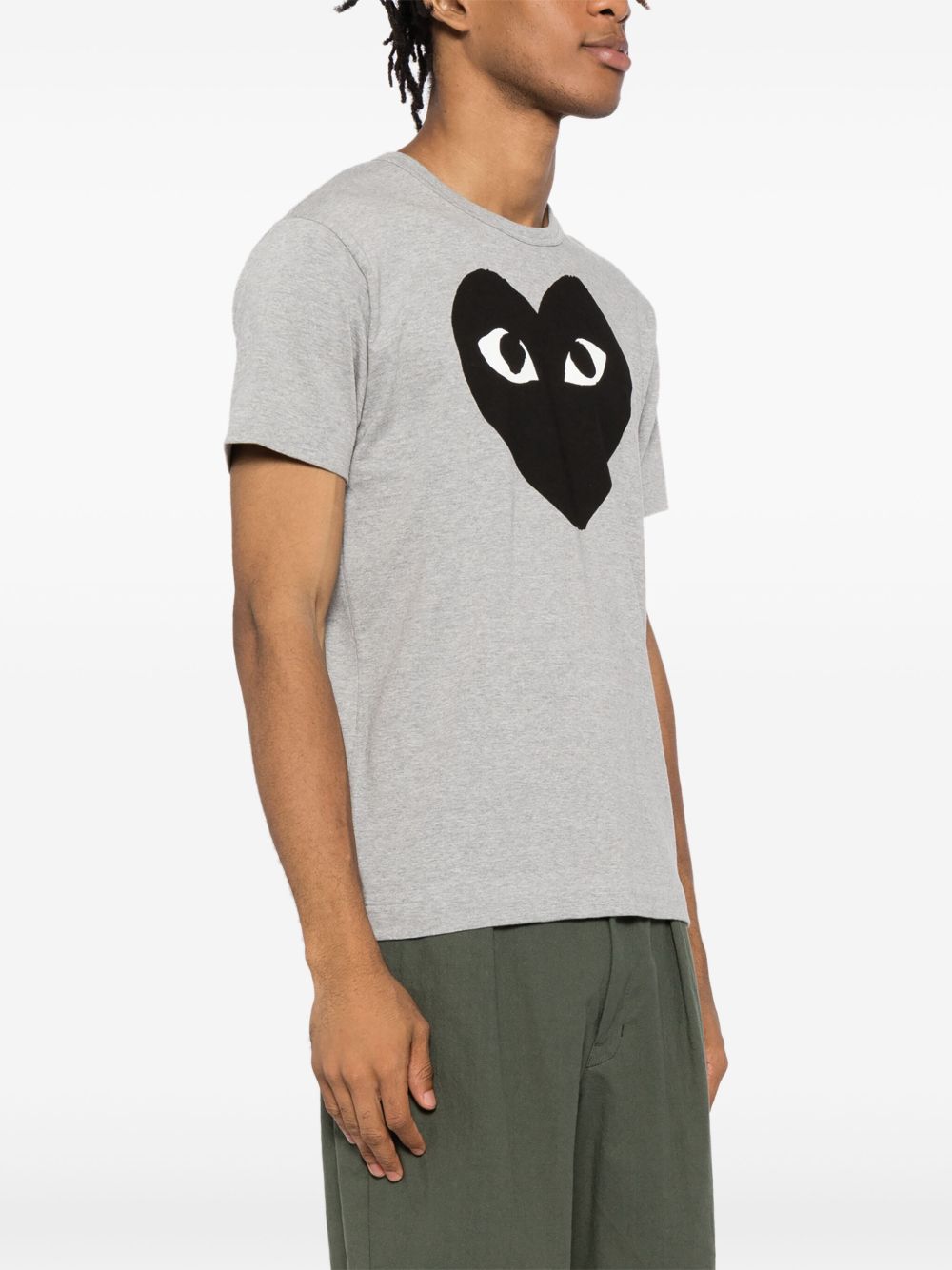 Comme Des Garcons Heart-print T-shirt