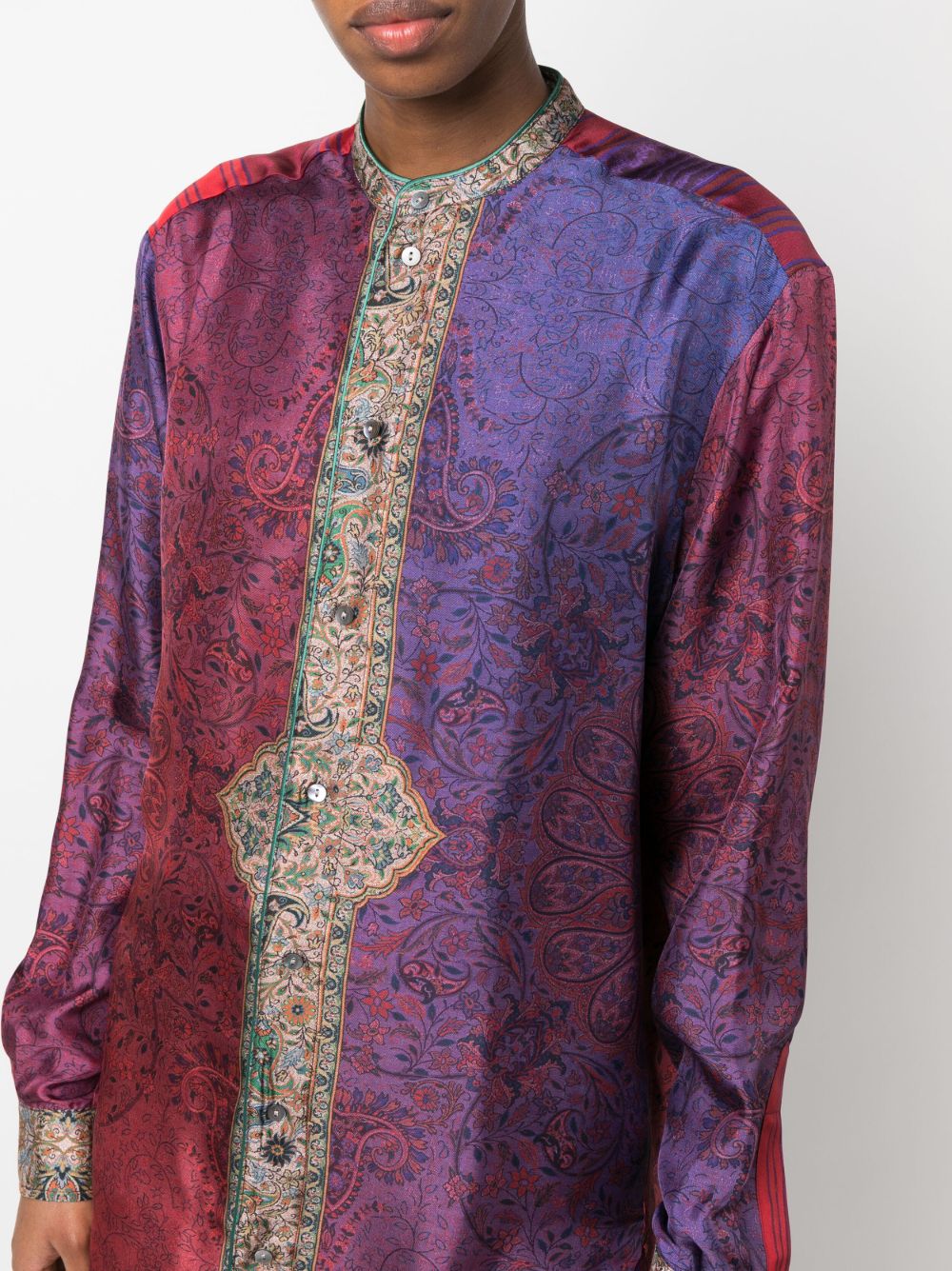 Pierre Louis Mascia Printed silk shirt