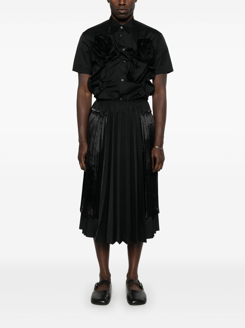 Comme Des Garcons Pleated midi skirt