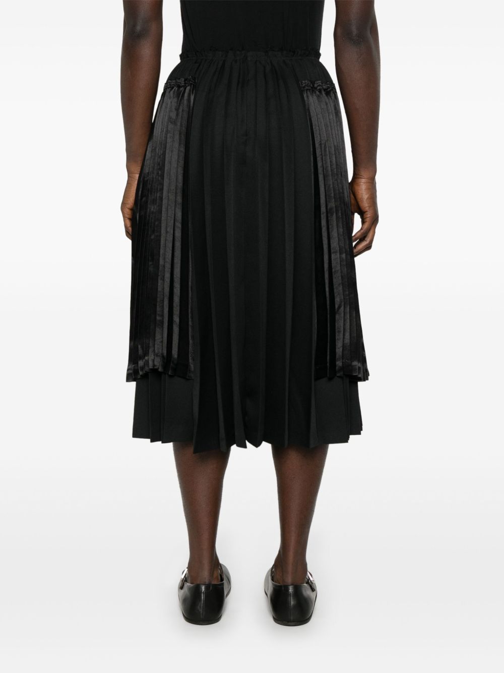 Comme Des Garcons Pleated midi skirt