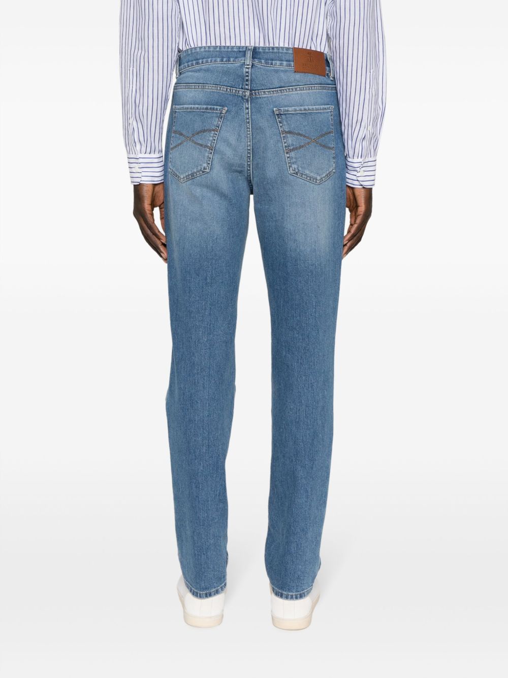 Brunello Cucinelli Mid-rise slim jeans
