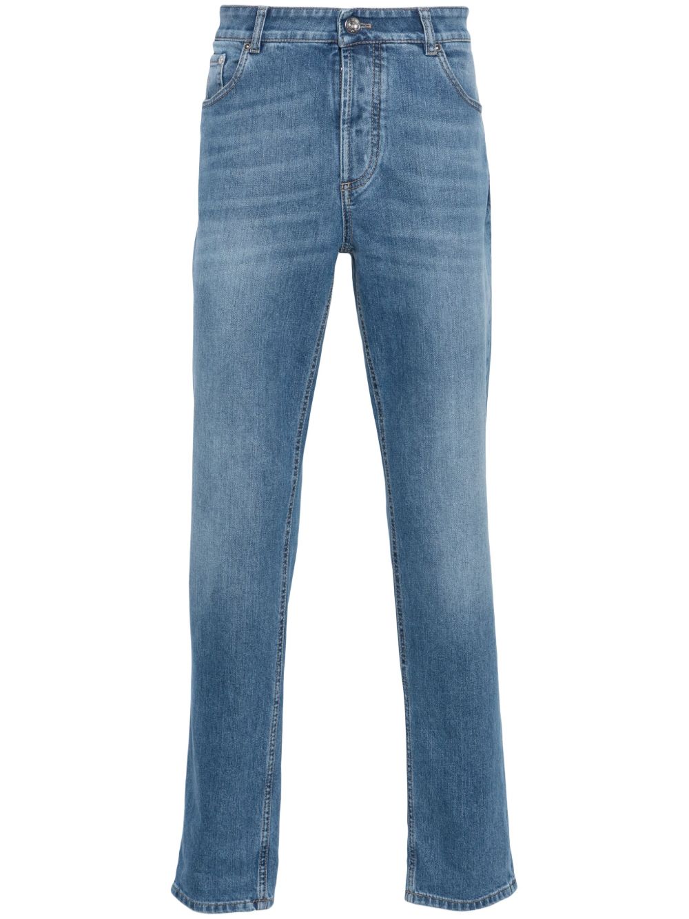 Brunello Cucinelli Mid-rise slim jeans