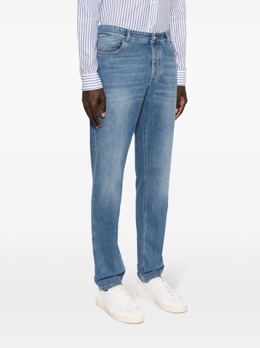 Brunello Cucinelli Mid-rise slim jeans