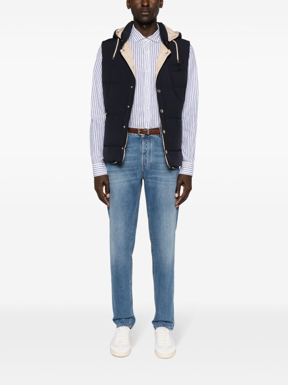 Brunello Cucinelli Mid-rise slim jeans