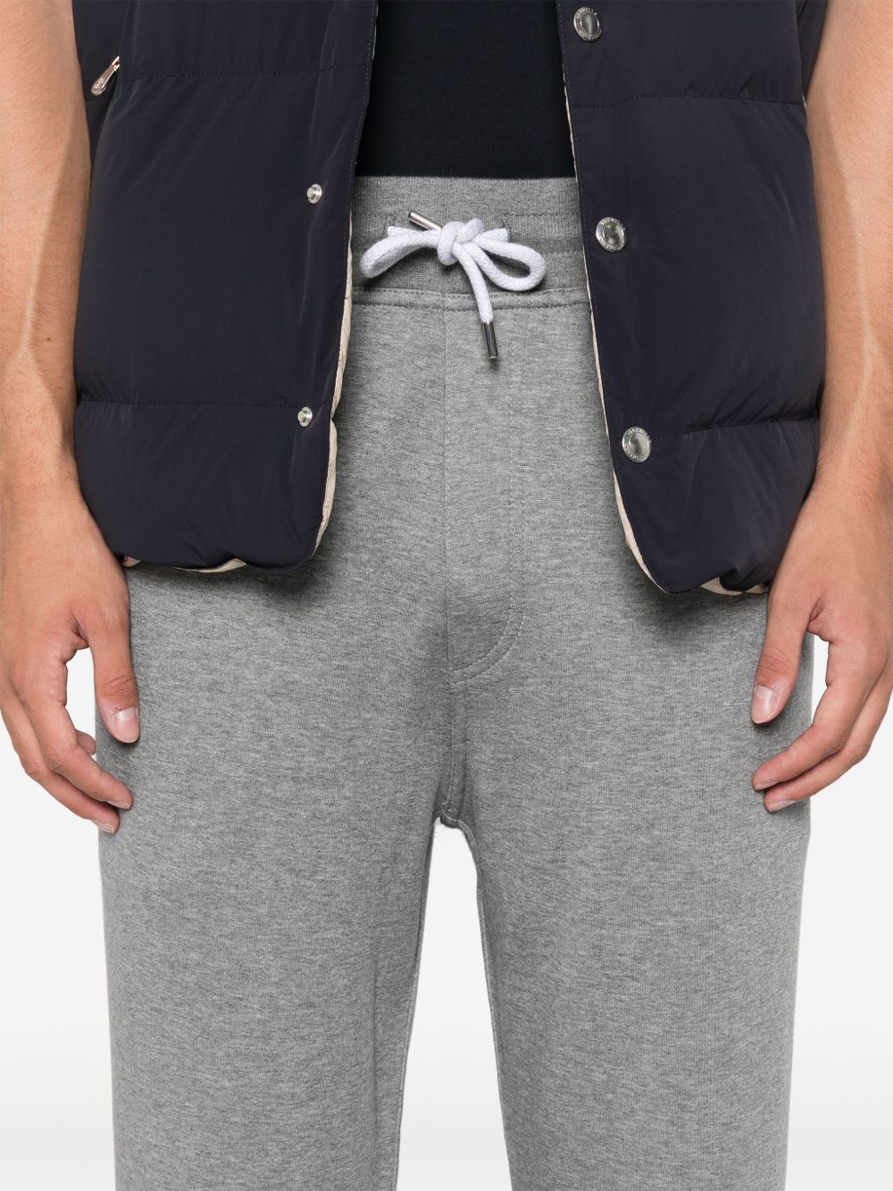 Brunello Cucinelli Mélange-effect track pants