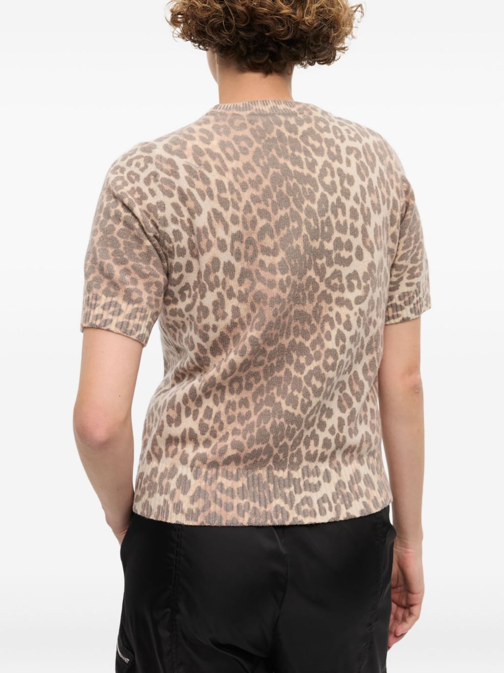 Ganni Logo wool t-shirt