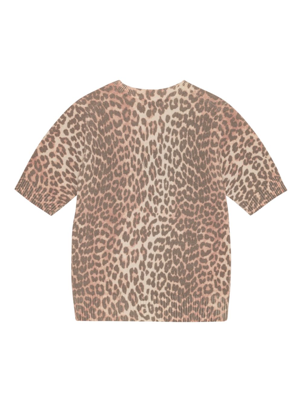 Ganni Logo wool t-shirt