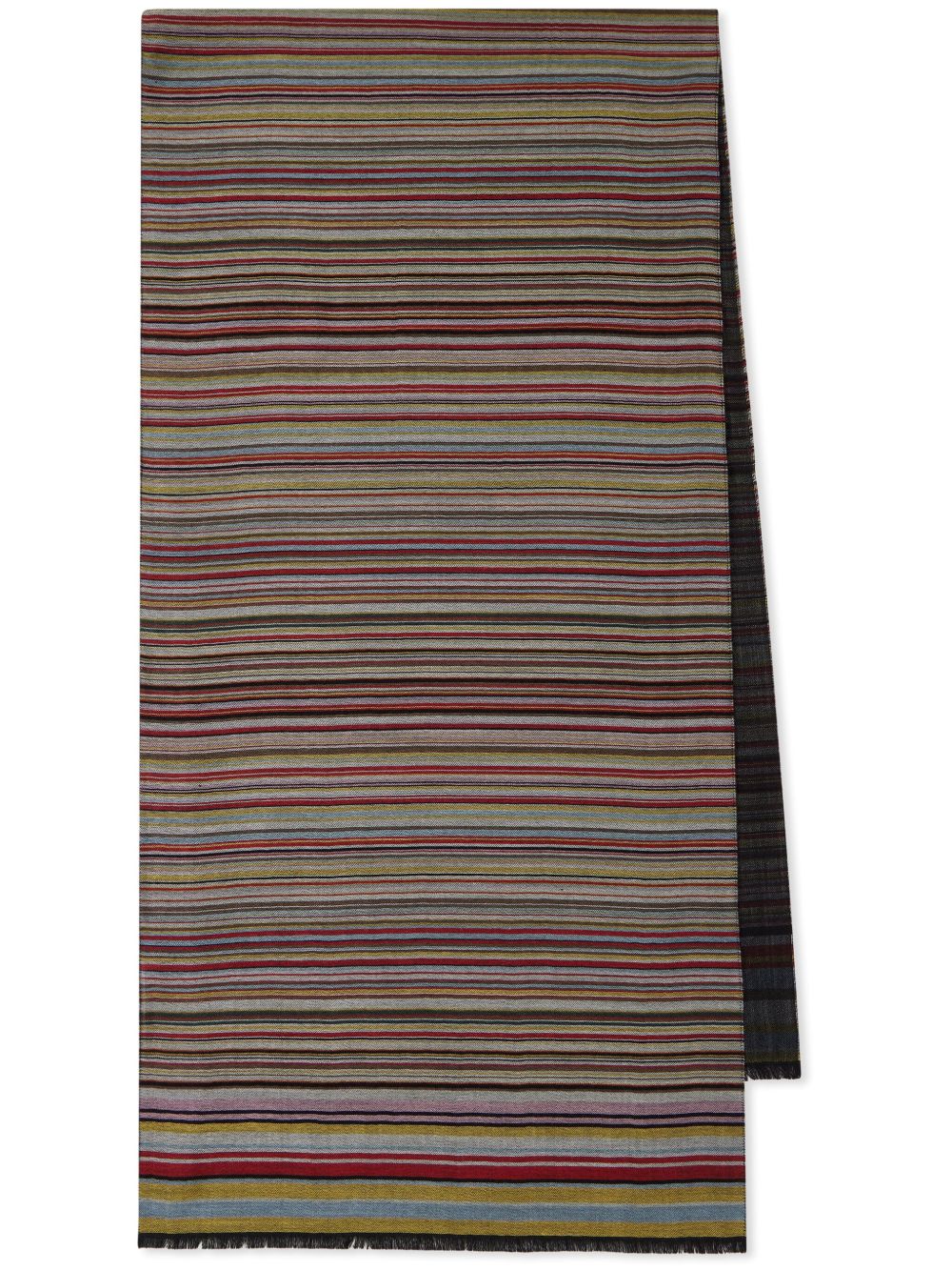 Paul Smith Signature Stripe wool and silk scarf