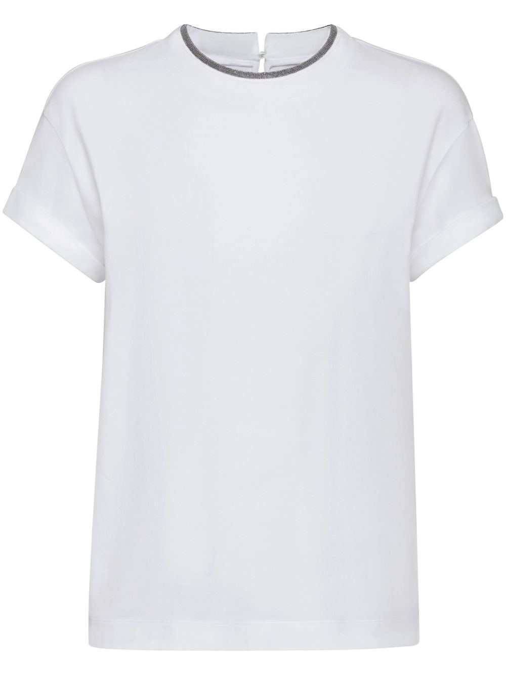 Brunello Cucinelli Contrast-trim T-shirt