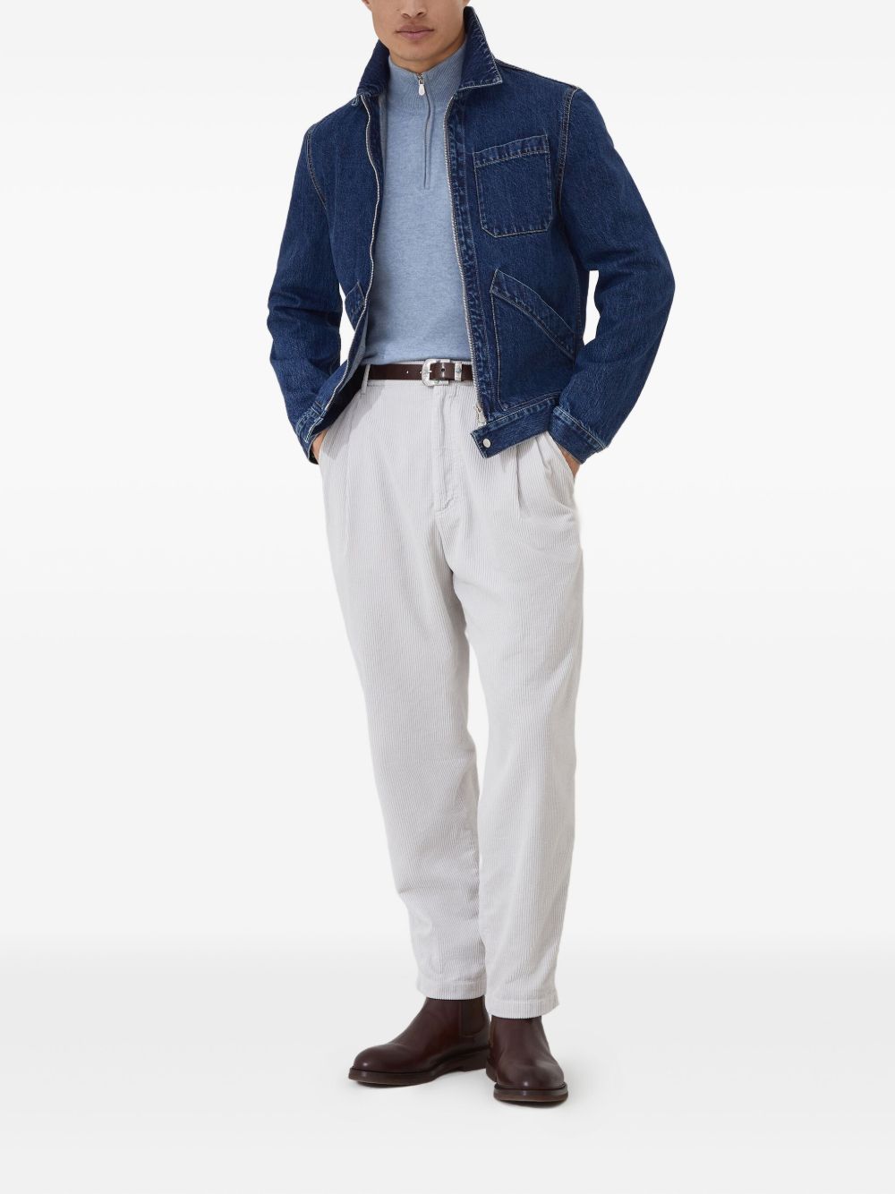 Brunello Cucinelli Cashmere High-Neck Jumper