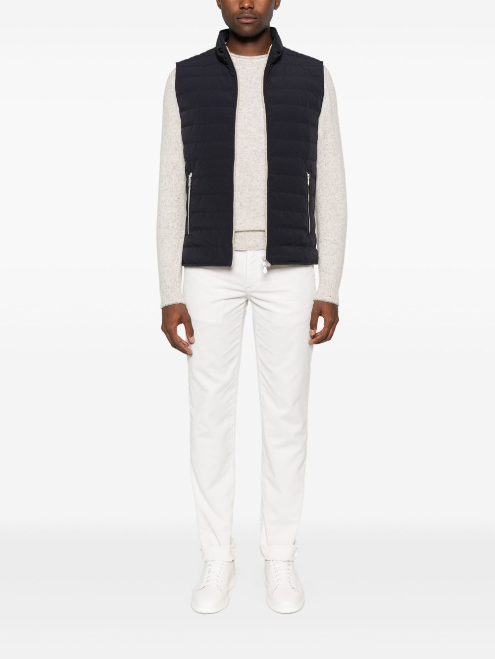 Brunello Cucinelli Zip-fastening sleeveless vest