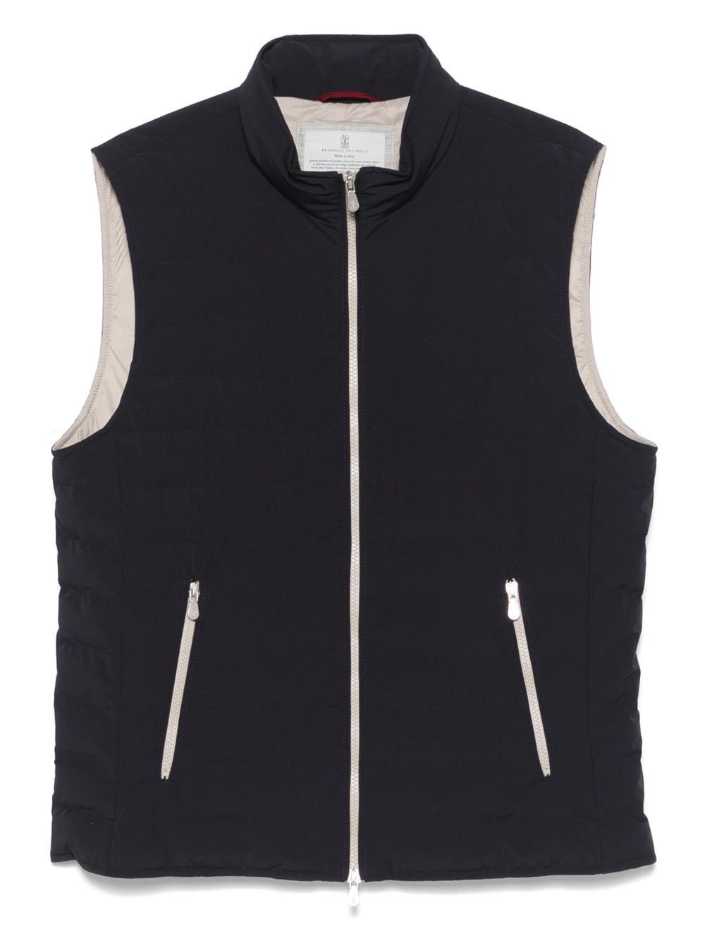 Brunello Cucinelli Zip-fastening sleeveless vest
