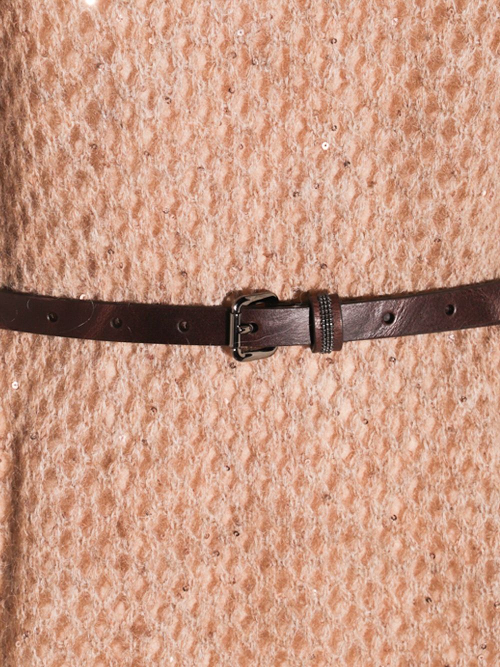 Brunello Cucinelli Natural Dazzling Dress