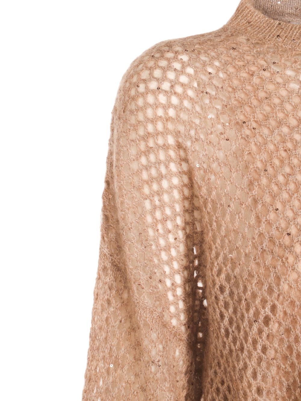 Brunello Cucinelli Natural Dazzling Dress