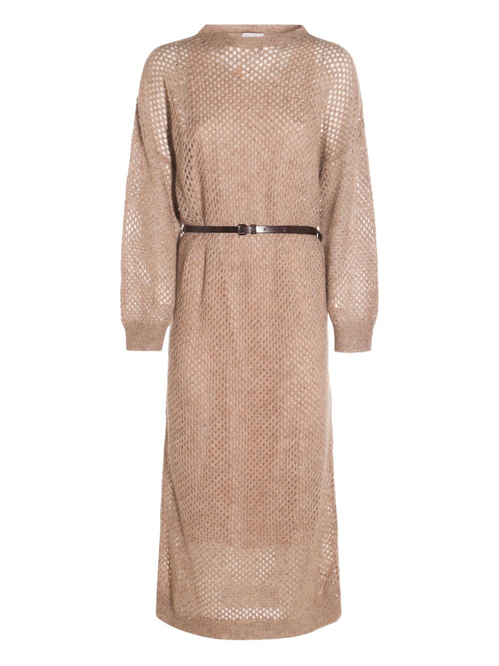 Brunello Cucinelli Natural Dazzling Dress
