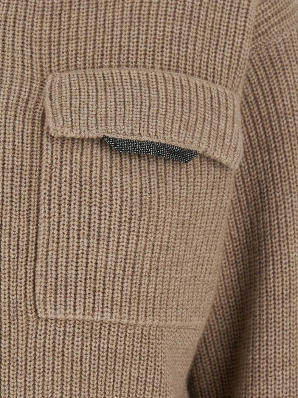 Brunello Cucinelli Zip-up ribbed cardigan