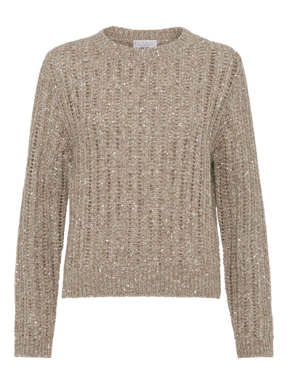 Brunello Cucinelli Dazzling Rib sweater in Soft wool, cashmere and mohair