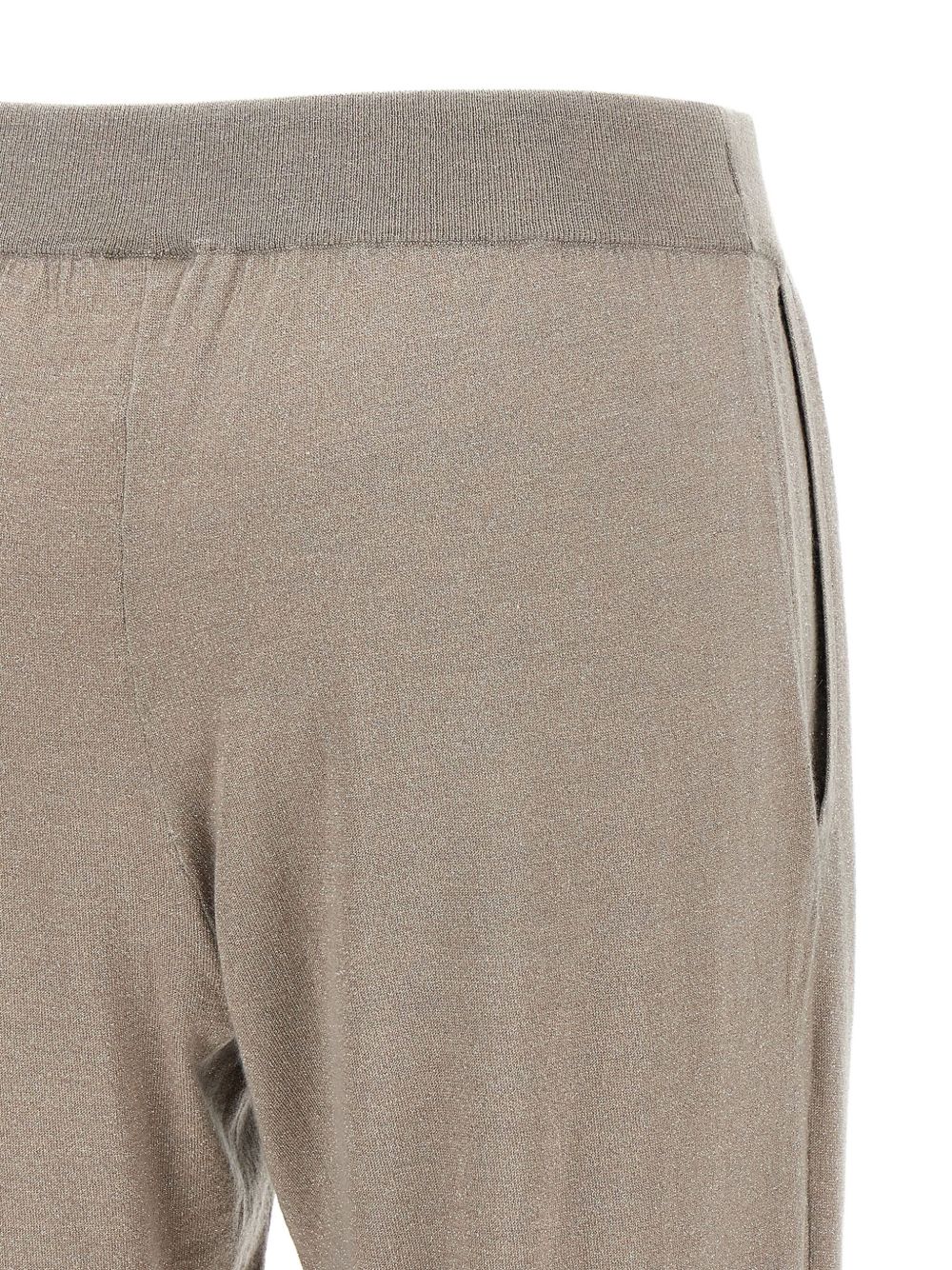 Brunello Cucinelli Lurex-detail trousers