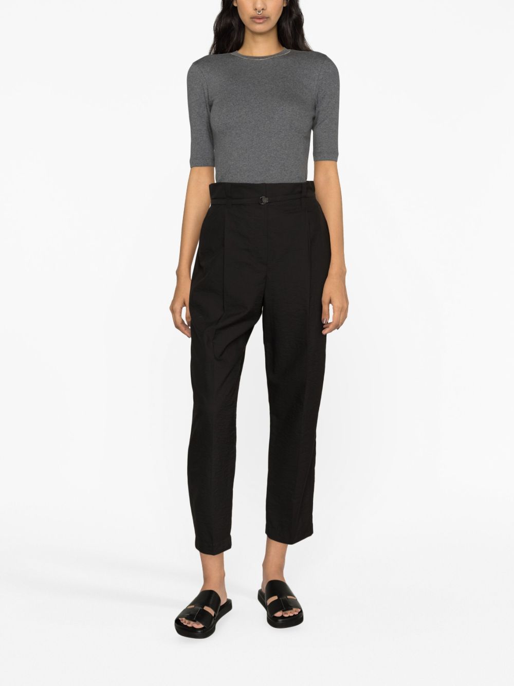 Brunello Cucinelli Monili-trim stretch-cotton T-shirt