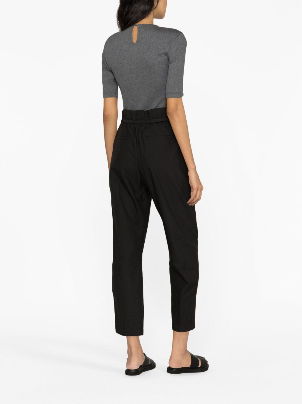 Brunello Cucinelli Monili-trim stretch-cotton T-shirt