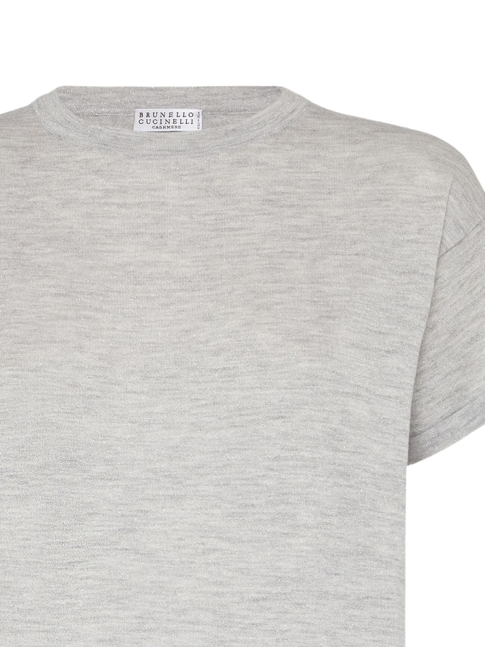 Brunello Cucinelli Lurex-knit T-shirt