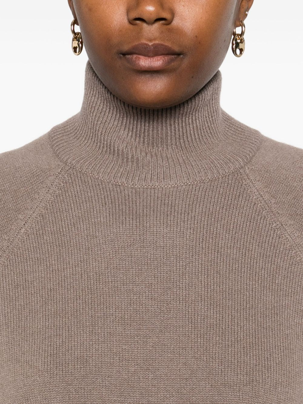 Brunello Cucinelli High-neck cropped sweater