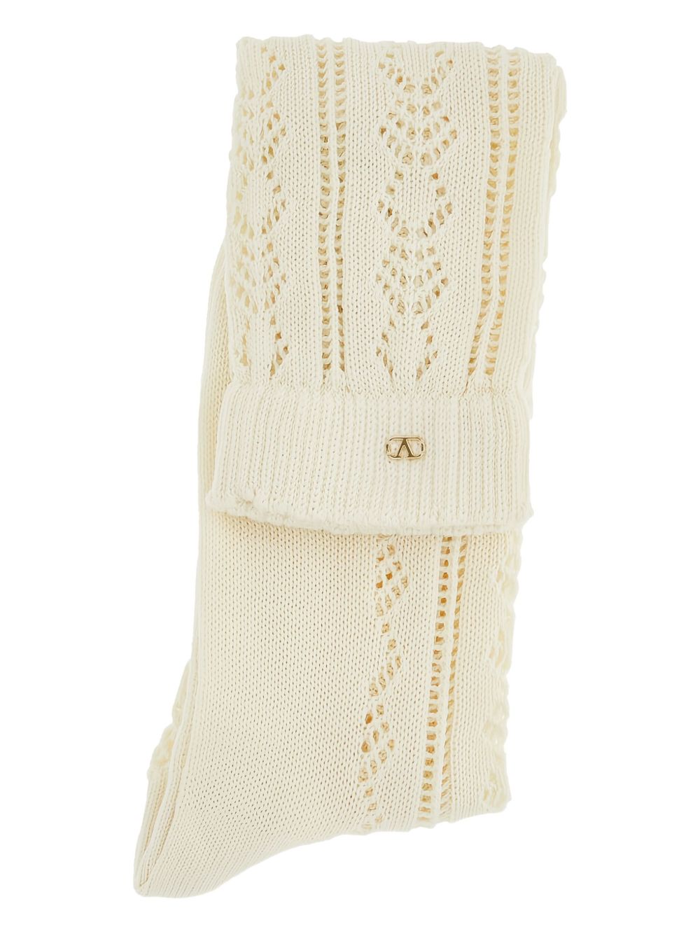 Valentino VLogo perforated socks