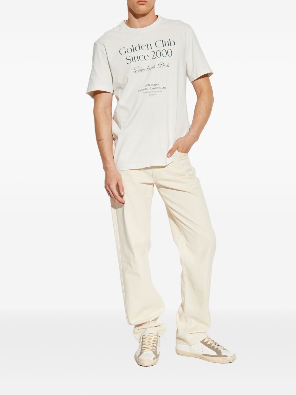 Golden Goose T-shirts and Polos White